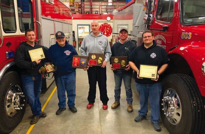 Firefighters honored